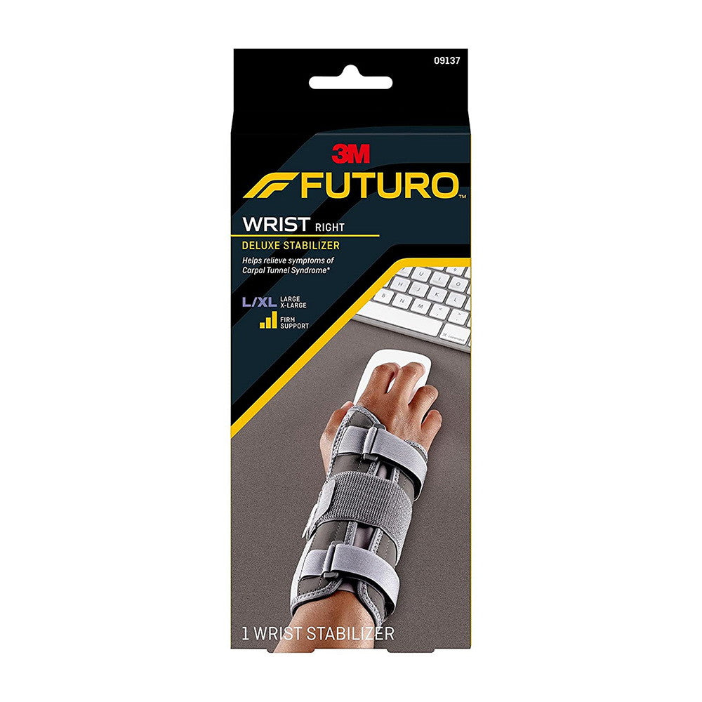 Futuro Deluxe Wrist Stabilizer Right Hand Large And Extra Large, 1 Ea